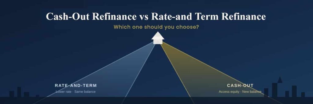Cash-Out Refinance vs Rate-and-Term Refinance