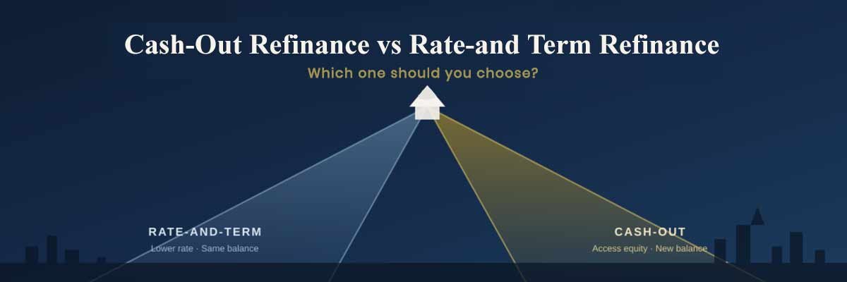 Cash-Out Refinance vs Rate-and-Term Refinance